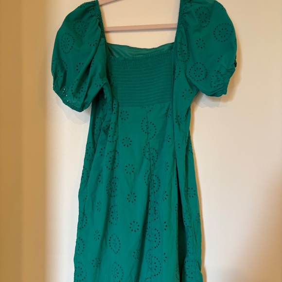 Lauren Conrad Short Puff Sleeve Squareneck Mini Dress - Picture 7 of 11